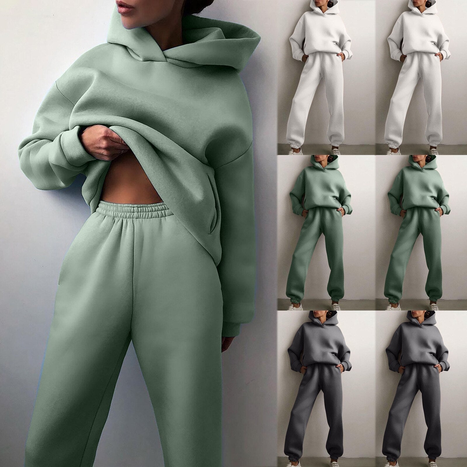 Komplet træningsdragt med oversized hættetrøje™