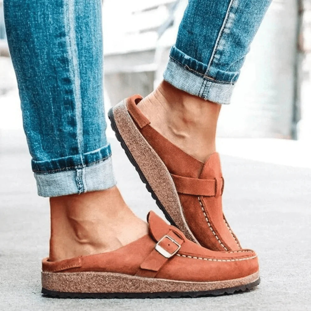 Blue Buckle™ - Stilfuld ortopædisk sandal